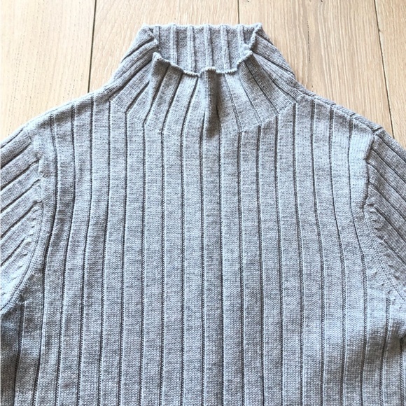 Aritzia Wilfred Merino Wool Bloy Sweater in Light Grey Size XXS - Picture 7 of 12